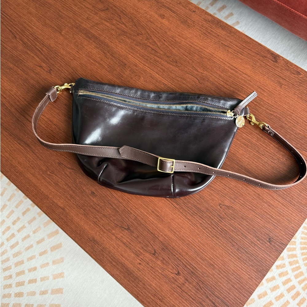 Clare V Dark Brown Leather Grande Fanny